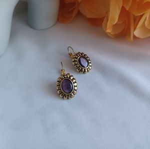Vintage Amethyst Earrings